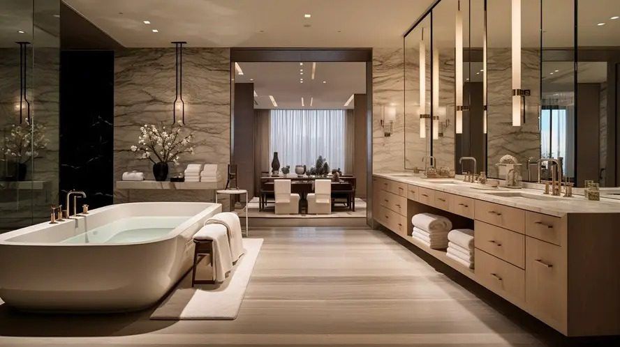 Large Bathrooms Spacious and Luxurious Washrooms for a Relaxing Experience