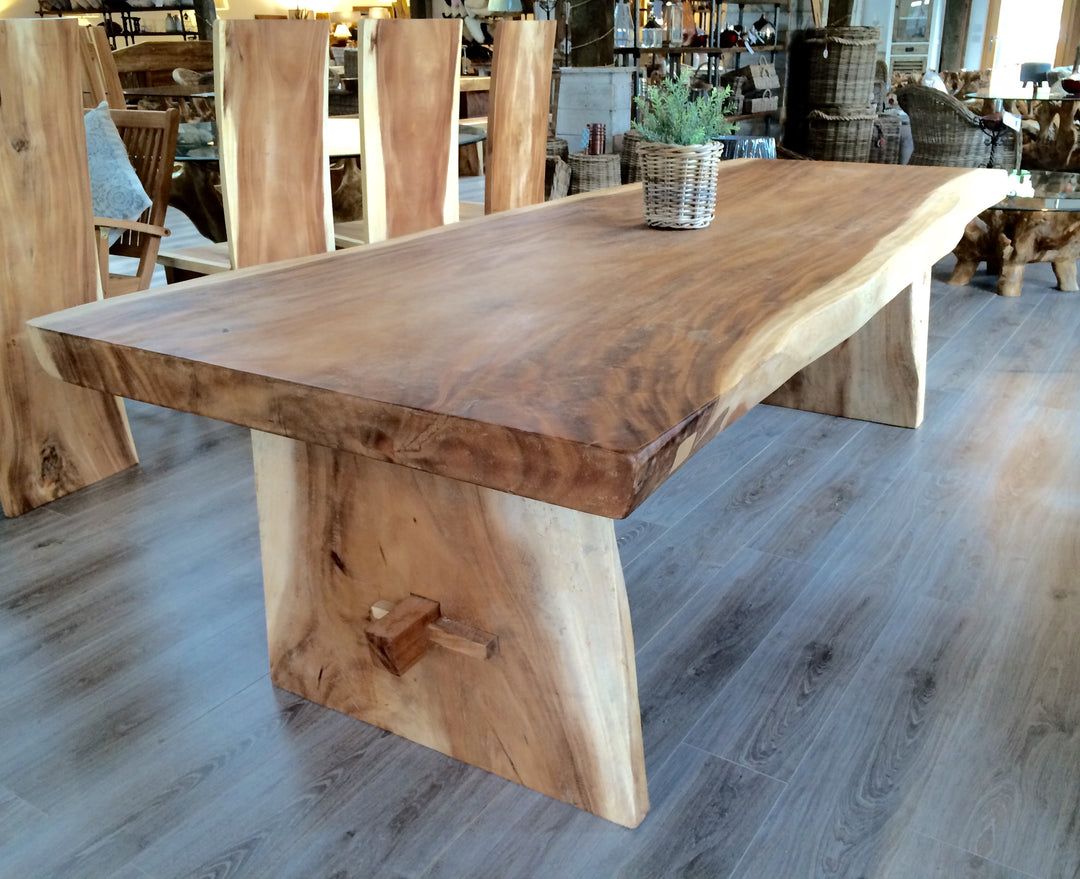 Living Edge Tables Explore the beauty of natural wood slabs for your home décor