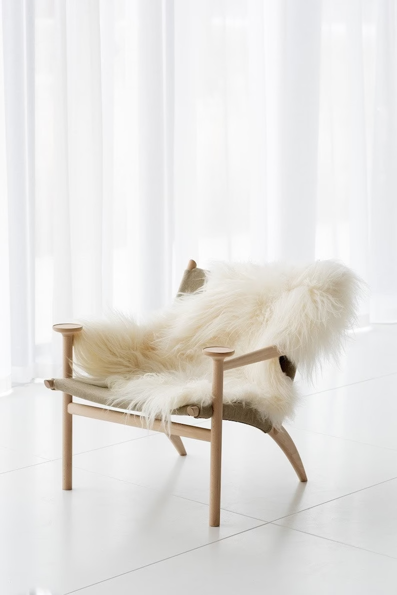 Long Wool Icelandic Sheepskin Luxurious Icelandic Sheepskin Adds Style and Warmth to Any Space