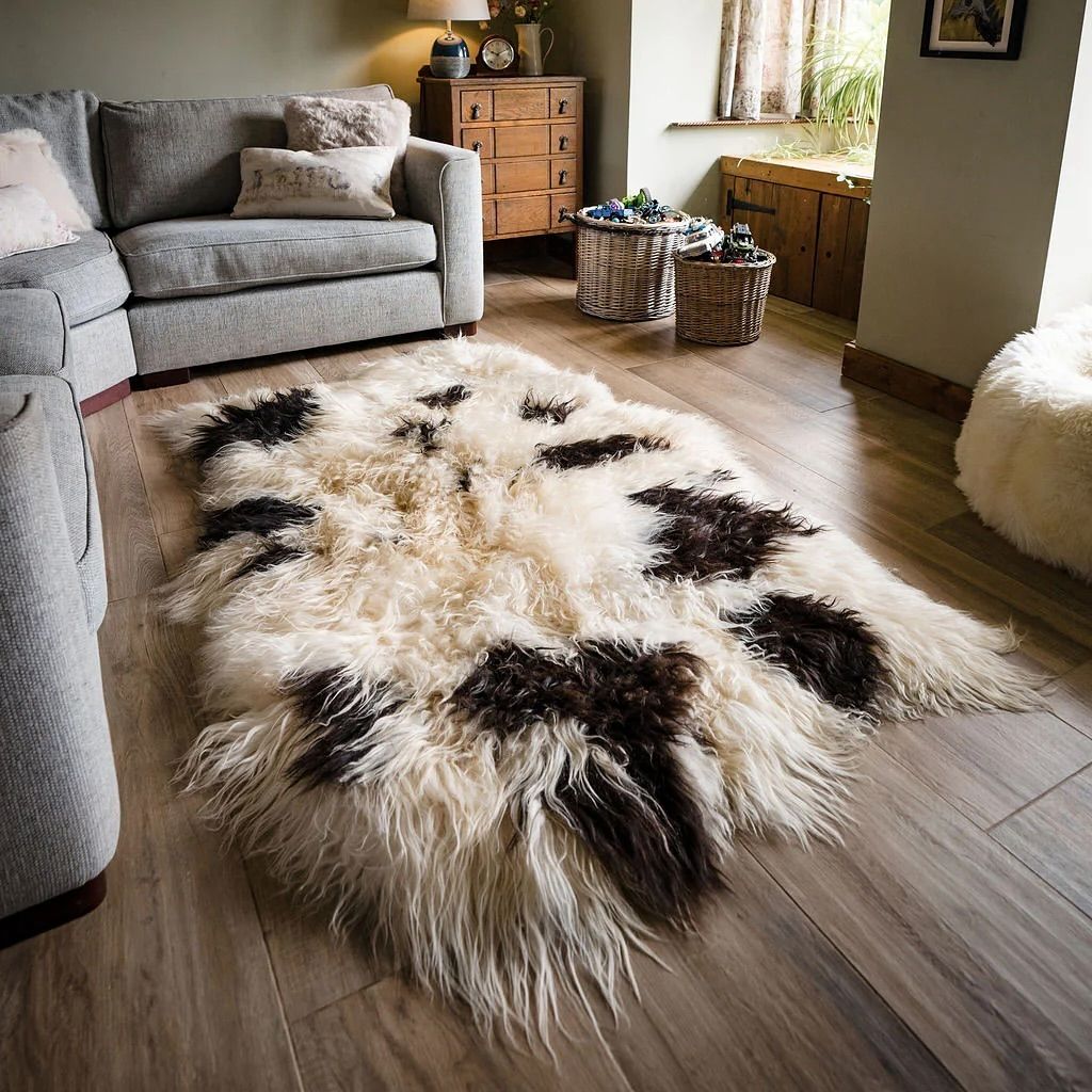 Long Wool Icelandic Sheepskin Soft, Thick, and Luxurious Sheepskin from Iceland’s Native Breed