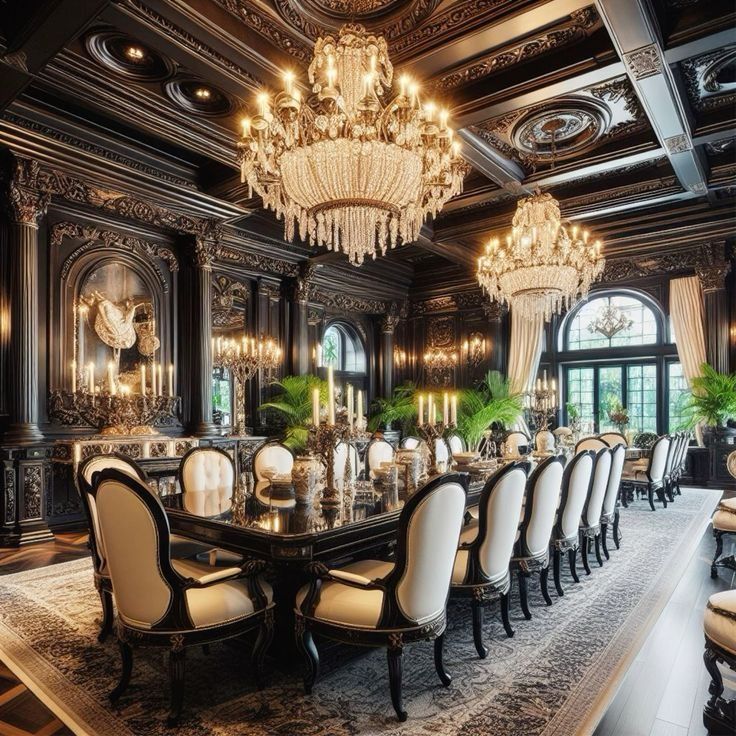 Luxury Classic Dining Room Opulent and Timeless Dining Space for a Sophisticated Aesthetic