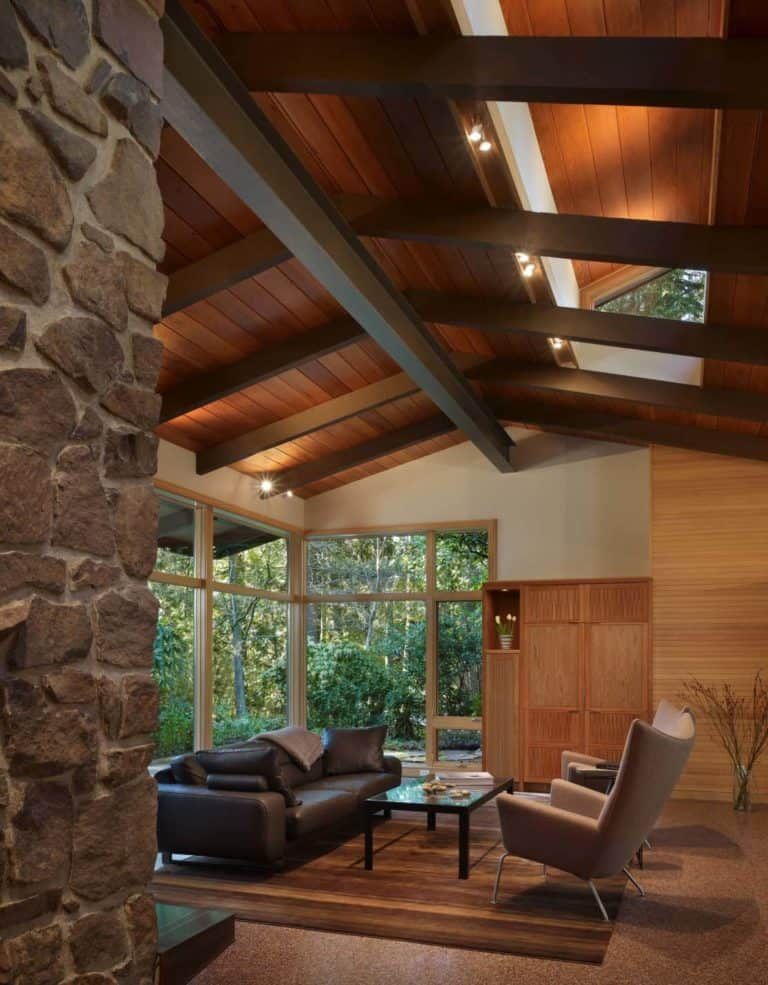 Mid Century Home With Skylights Stunning Home Design Featuring Skylights Highlighting its Unique Architecture