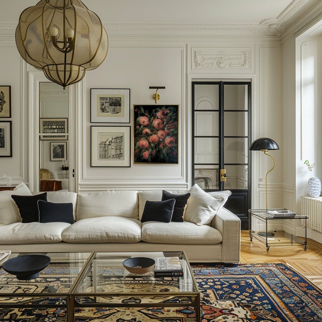 Mid Century Parisian Apartment Stylish Parisian Flat with Vintage Charm and Modern Elegance