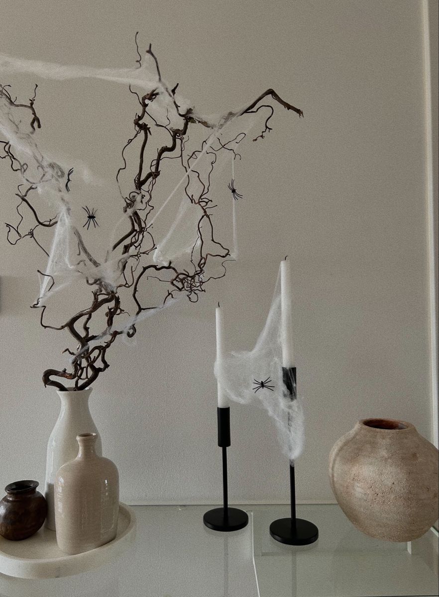 Minimal Halloween Decor Simple Ways to Decorate for Halloween with a Minimalist Style