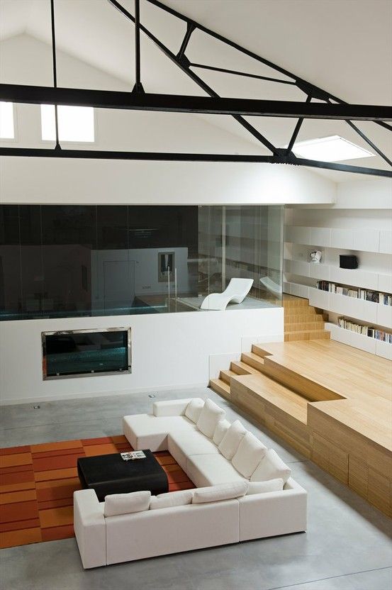 Minimalist And Airy White Loft Elegant White Loft with Open Space Layout and Natural Light