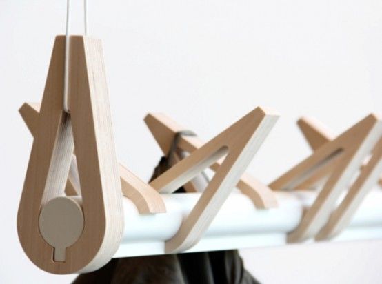 Minimalist Birds In A Row Coat Rack Elegant and Functional Coat Rack with Birds in a Row