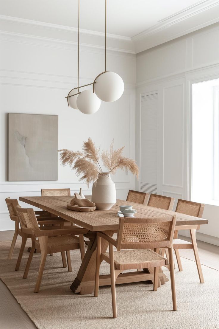 Minimalist Dining Rooms Achieving a Clean and Simple Dining Space