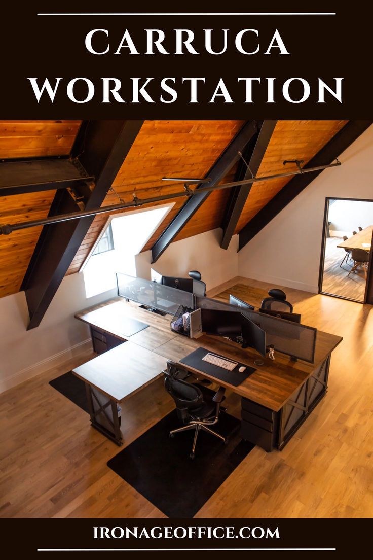 Modern And Ergonomic Workstation Create a Productive and Comfortable Office Setup for Improved Posture and Efficiency