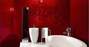 Modern Red Bathroom Furniture