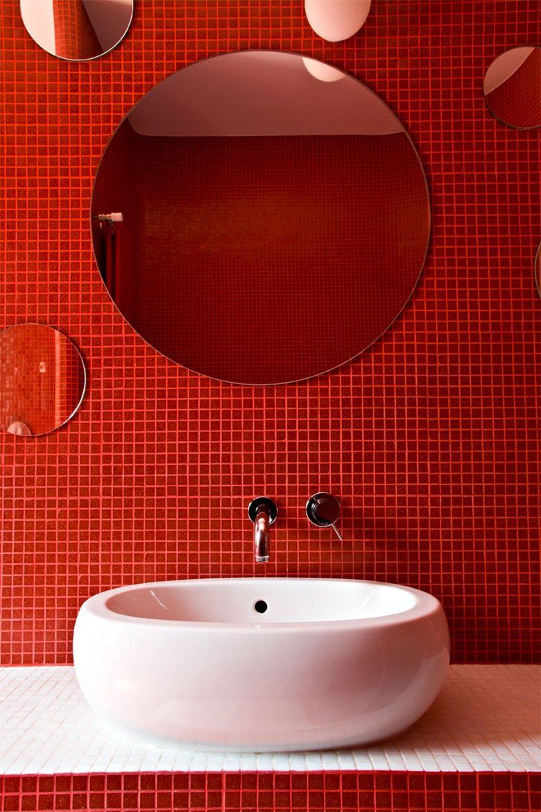 Modern Red Bathroom Furniture The Bold and Stylish Red Bathroom Furniture Trends