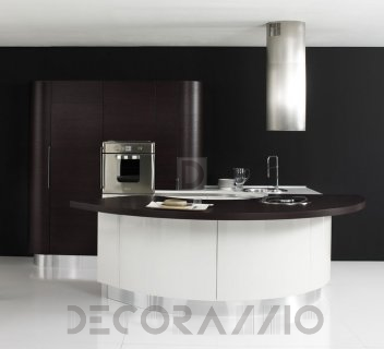 Modern Rounded Kitchen Volare Elegant and Streamlined Kitchen Design with Curved Features