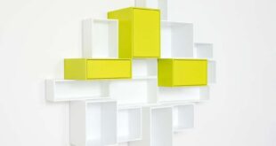 Modular Minimalist Cubic Shelving