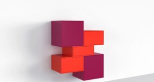 Modular Minimalist Cubic Shelving