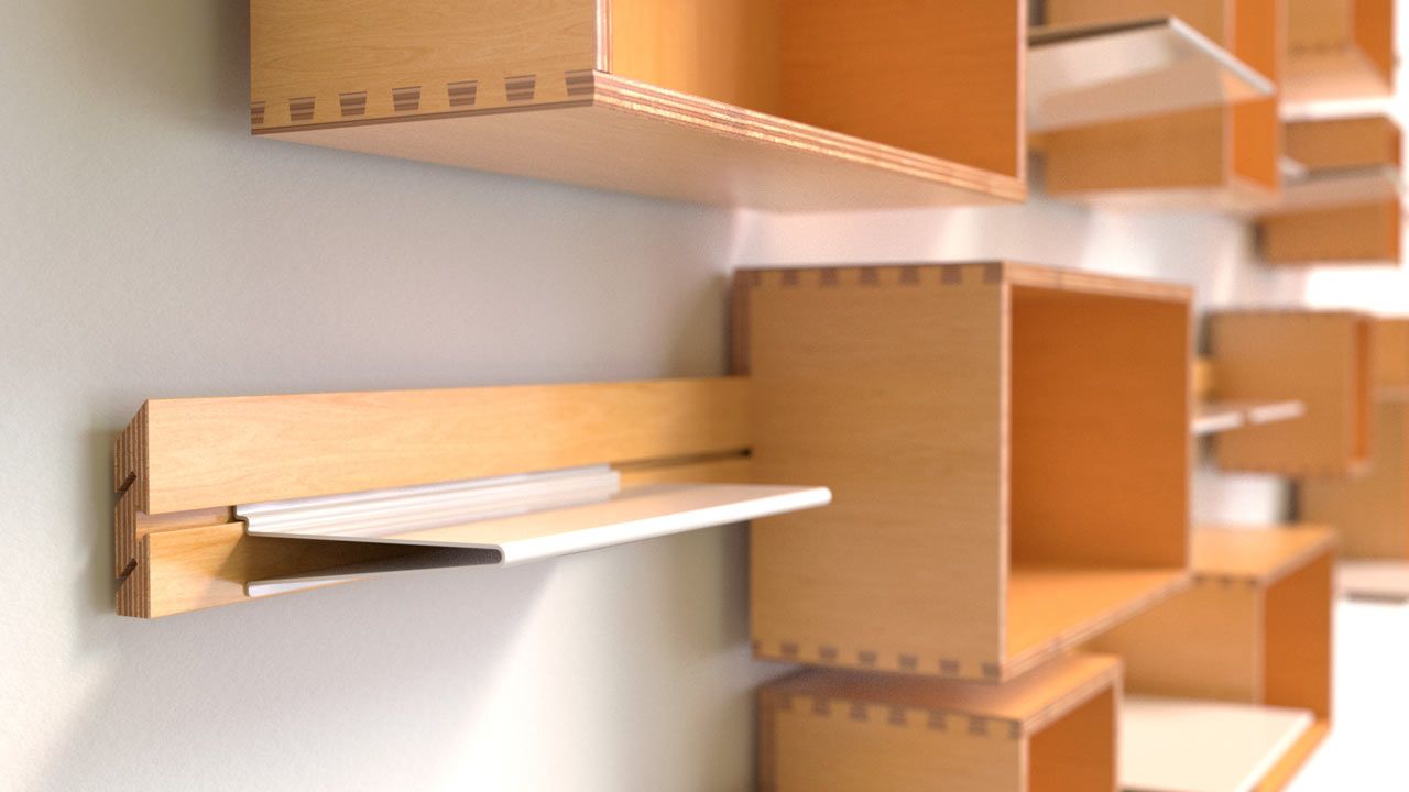 Modular Wall Storage System Versatile and Space-Saving Storage Solution