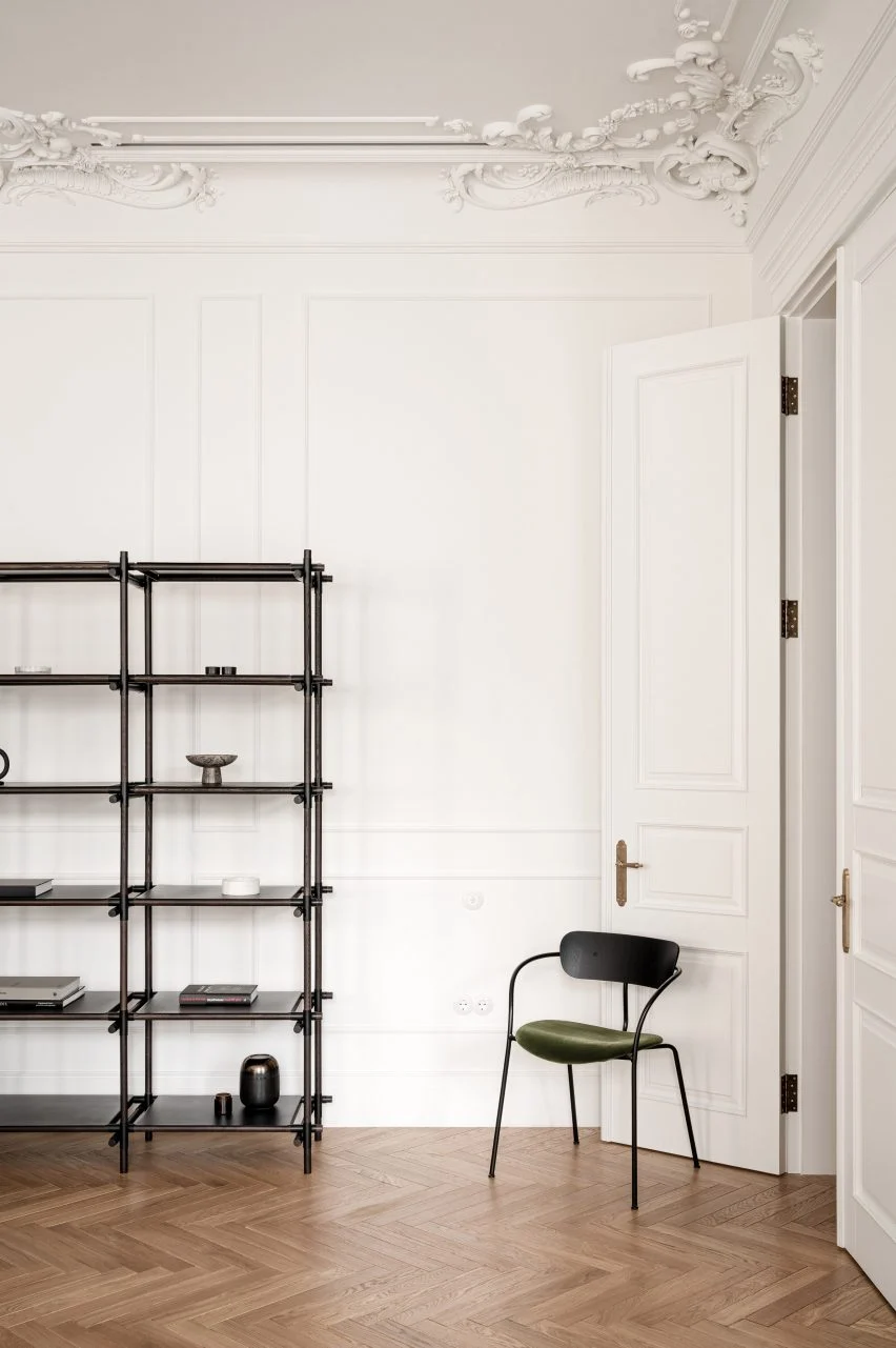 Monochrome Attic Apartment Stylish Loft Living in Black and White Palette