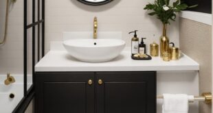 New Black And White Bathroom Furniture