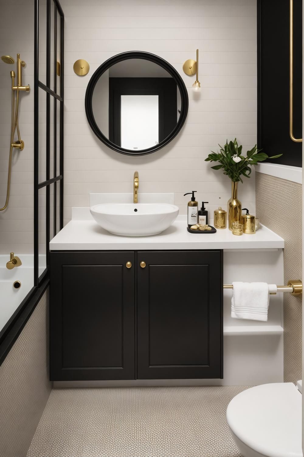 New Black And White Bathroom Furniture Sophisticated Monochrome Bathroom Decor Ideas