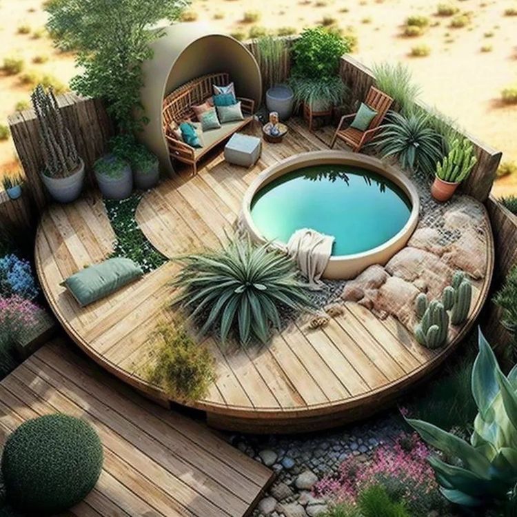 Outdoor Jacuzzi Ultimate Relaxation Spot in the Open Air