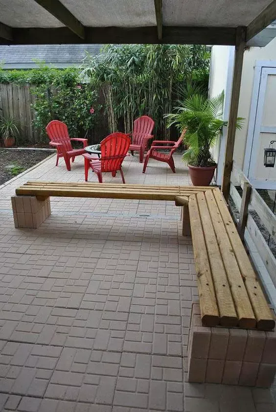 Outdoors L Shaped Benches Best Options for L Shaped Bench Designs for Outdoor Spaces