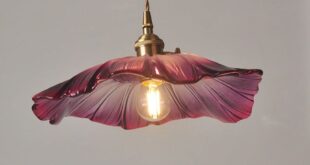 Pendant Lamps Inspired by Flowers