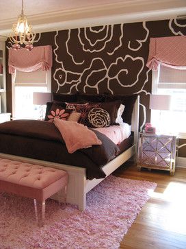 Pink And Chocolate Bedroom Design Stylish bedroom decor in shades of pink and chocolate