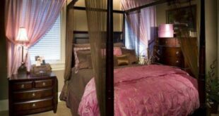 Pink And Chocolate Bedroom Design