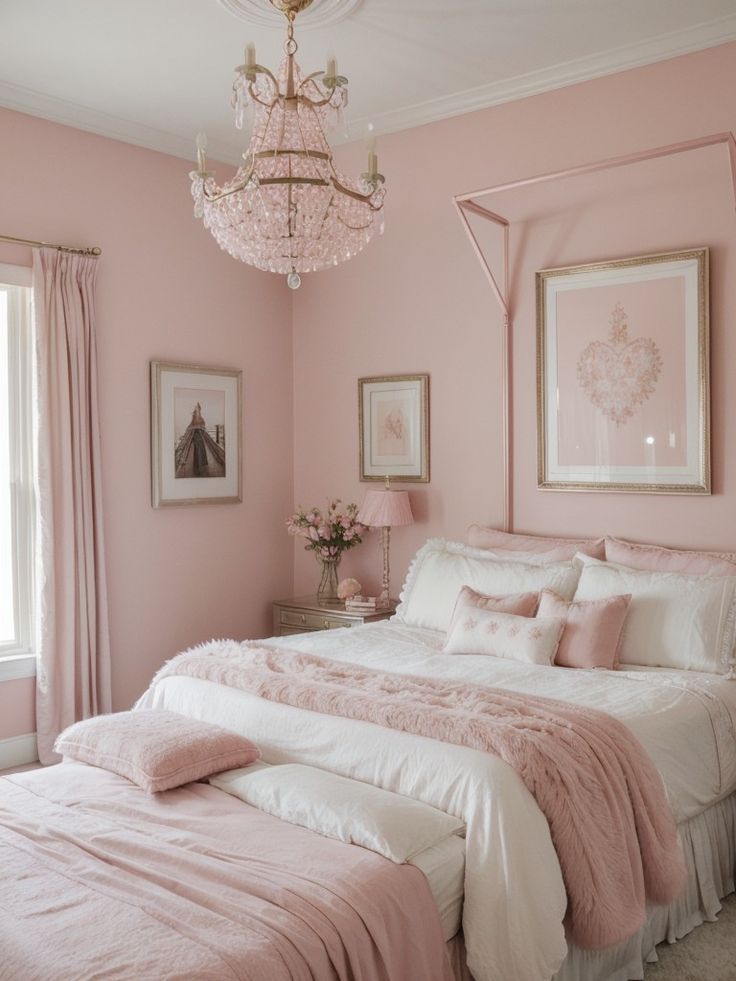 Pink Girls Bedrooms Create a Vibrant Space for Girls with Pink Decor