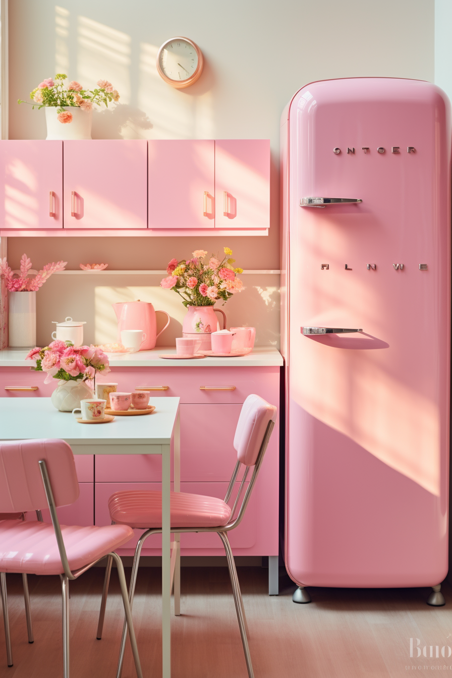 Pink Kitchen Design Stylish and Modern Kitchen Decor in Soft Pink Tones