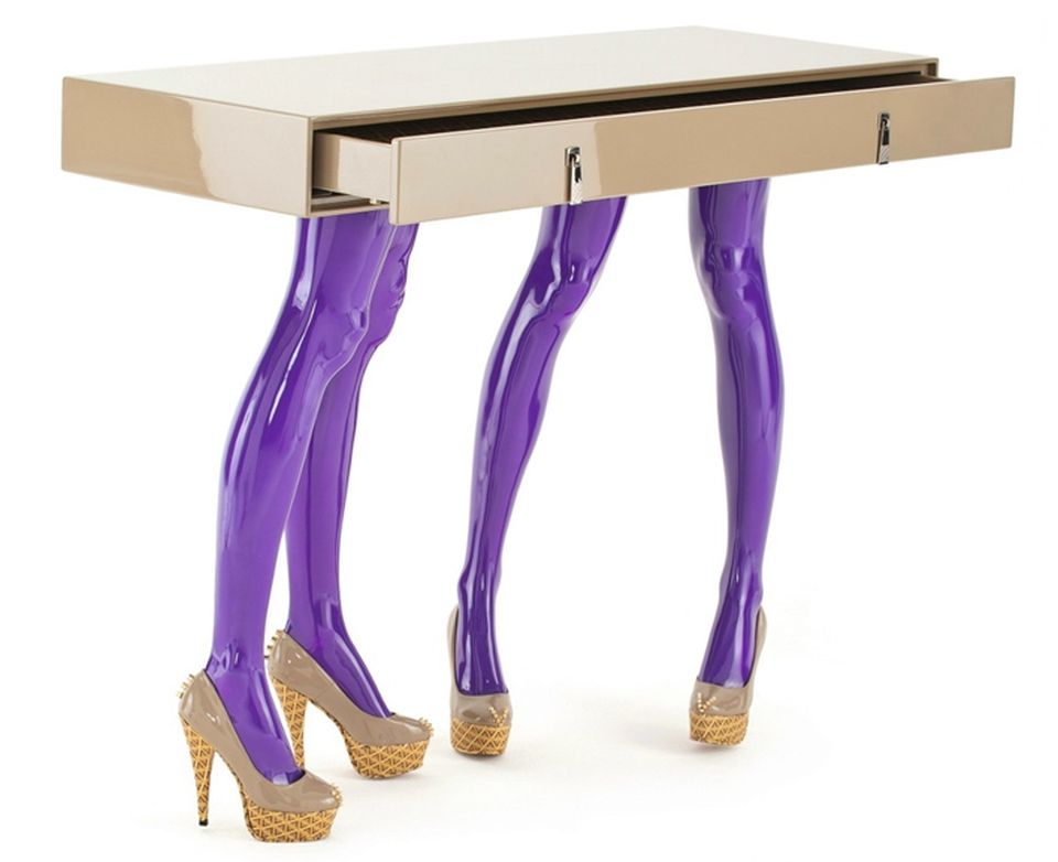 Playful Bff Console Tables Two Vibrant Console Tables That Will Brighten Up Your Space