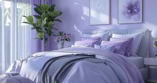 Purple Accents In Bedrooms