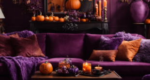 Purple Halloween Decor