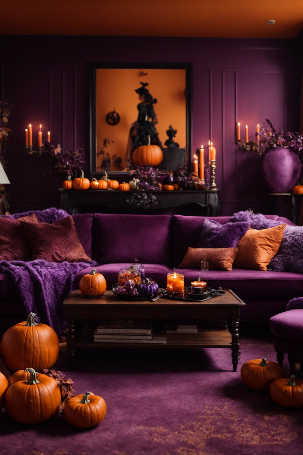 Purple Halloween Decor How to Create Spooky and Stylish Halloween Decor with Shades of Purple