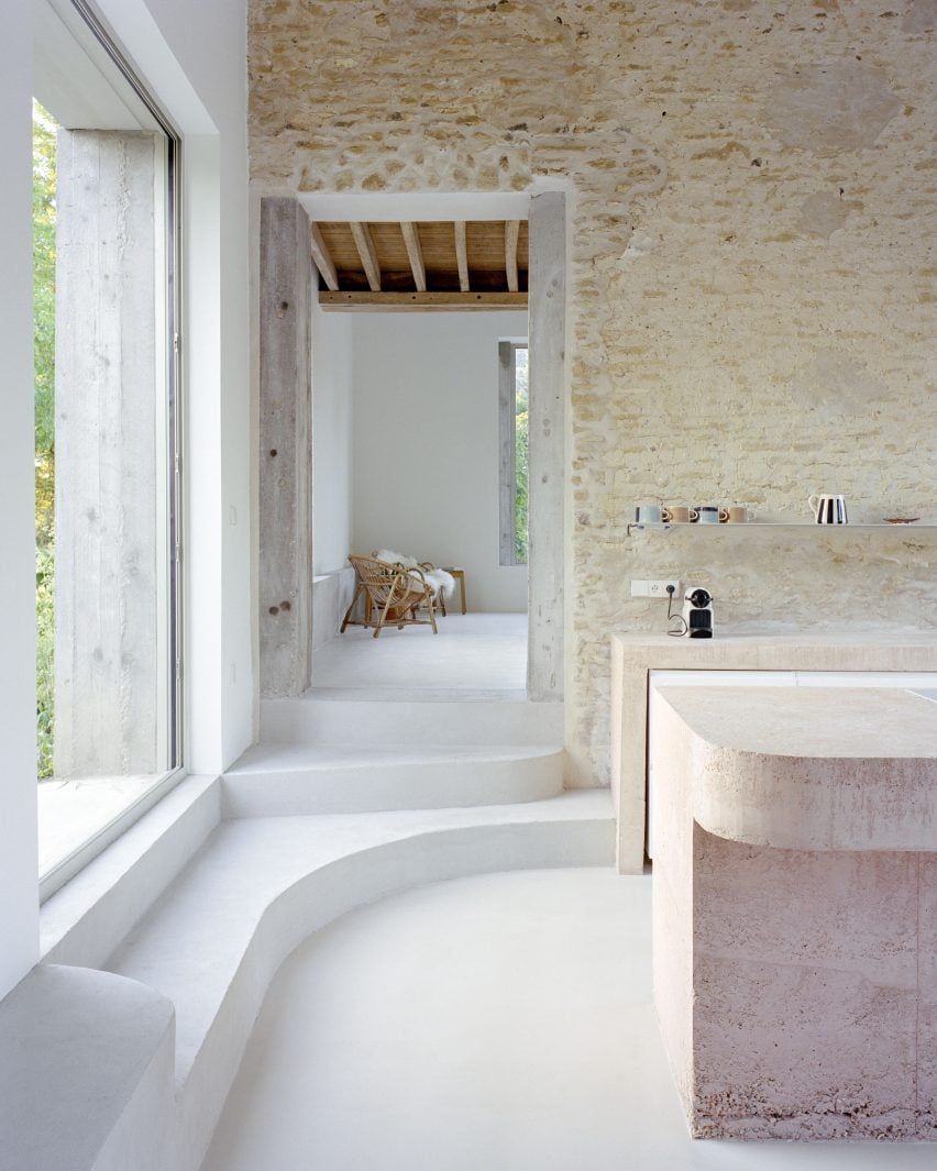 Raw Concrete Minimalist Farmhouse Stunning Farmhouse Design with Clean Lines and Neutral Tones in Raw Concrete Finish