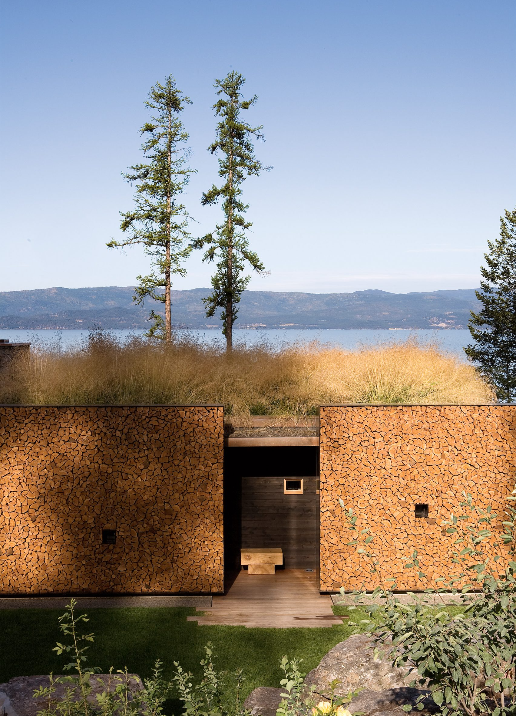 Roof Villa With Wood Rustic Charm in a Wooden Roofed Villa