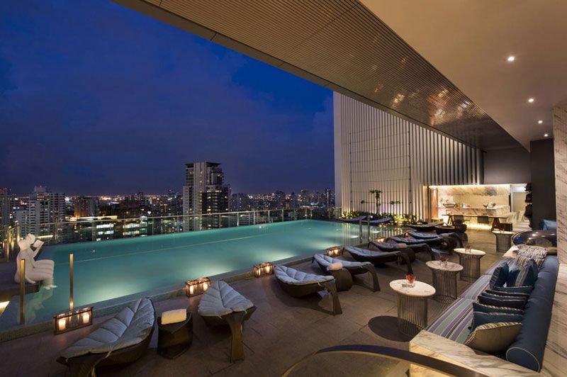 Rooftop Infinity Pool Ultimate Relaxation: Stunning Views from the Top of the World