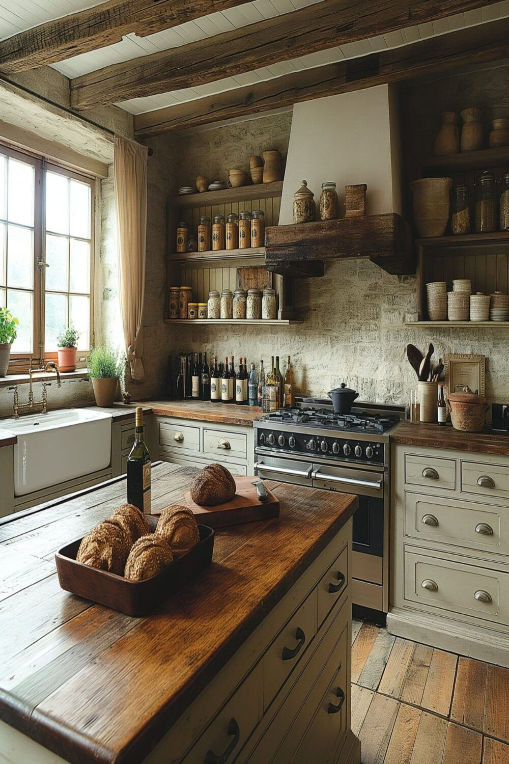 Rustic And Vintage Kitchen Designs Inspiration
