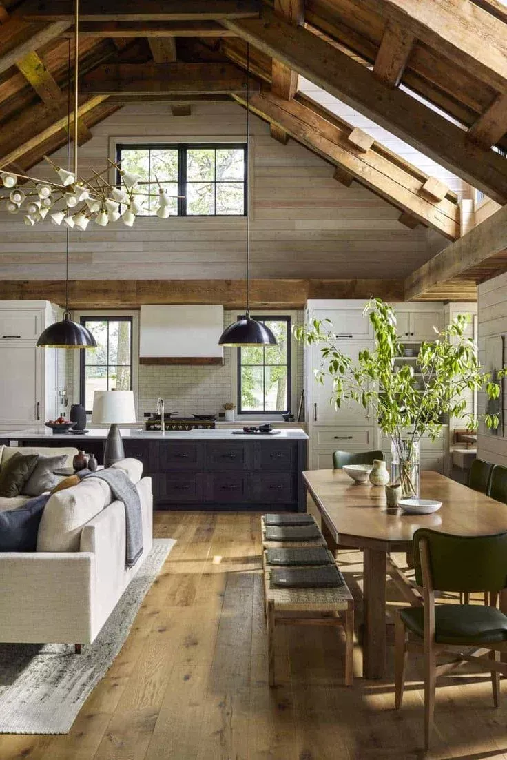 Rustic Home Of Two Barns Two Old Barns Transformed into a Charming Country Residence