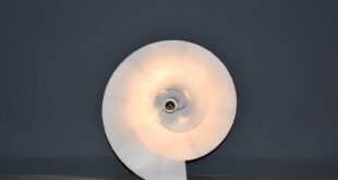 Sculptural Spiral Lamp