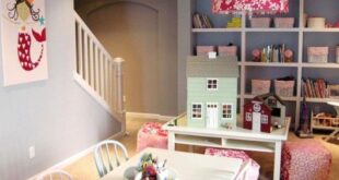 Small And Bold Kids Playroom Design