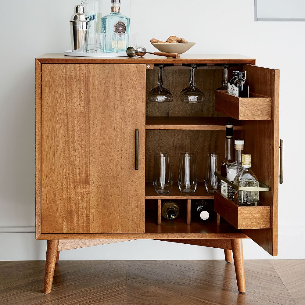 Small Bar Cabinet Stylish and Space-Saving Solution for Your Home Bar Needs