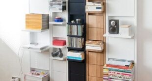 Space Saving Wood Shelving