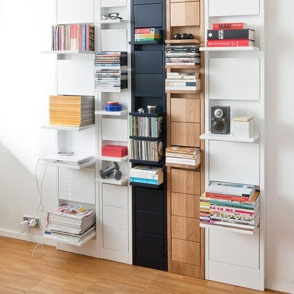 Space Saving Wood Shelving Innovative Wood Shelves to Maximize Your Space