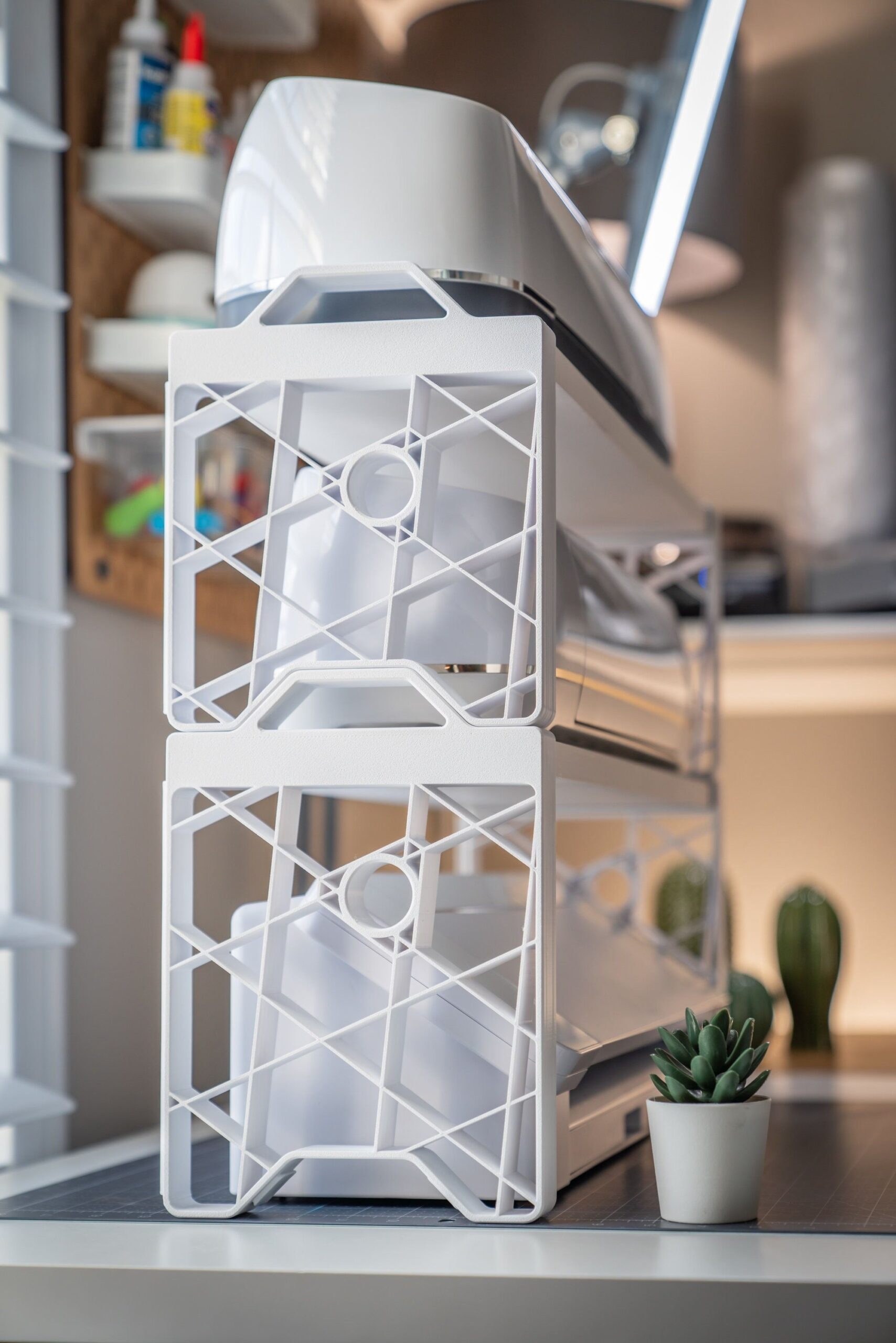 Stackable Shelf System Innovative Storage Solution for Small Spaces that Maximizes Space