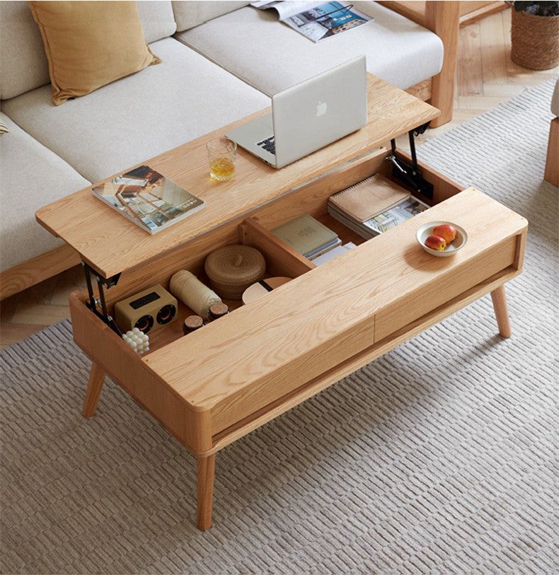 Storage And Coffee Table Innovative Furniture Combo: Dual-Purpose Table for Your Living Room