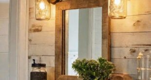 Stylish And Wooden Bathroom