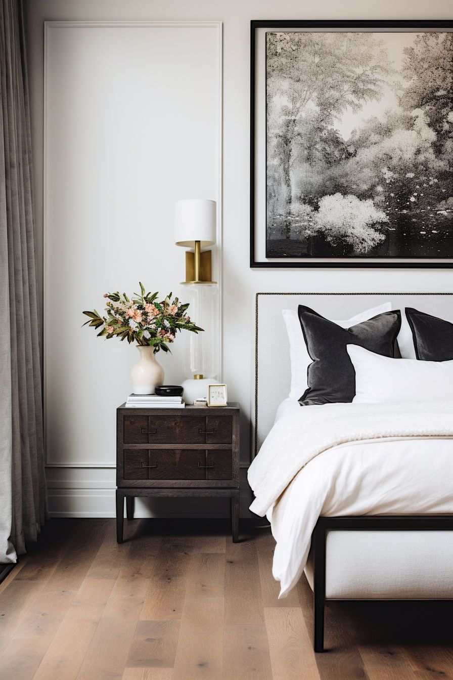 Stylish Black And White Bedroom Design Ideas