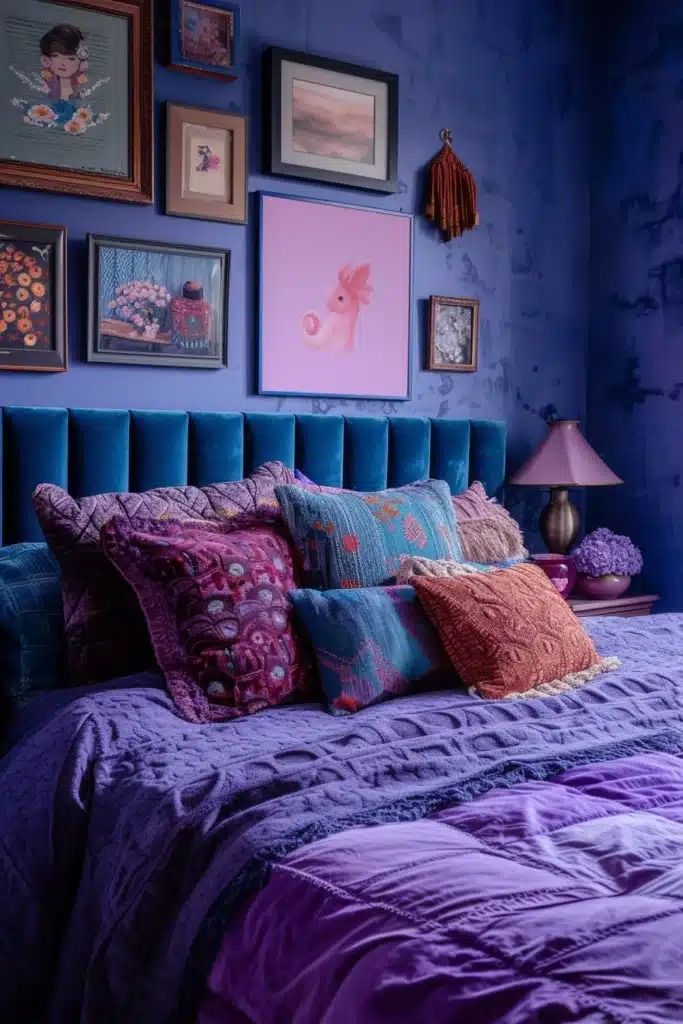 Stylish Ways to Incorporate Purple Accents in Bedrooms