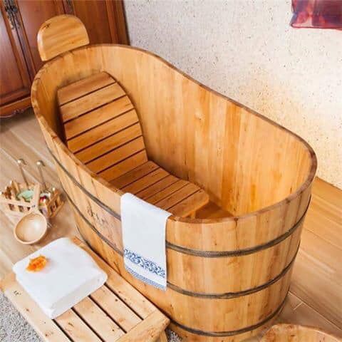 The Beauty of Home Spas Wooden Bathtubs