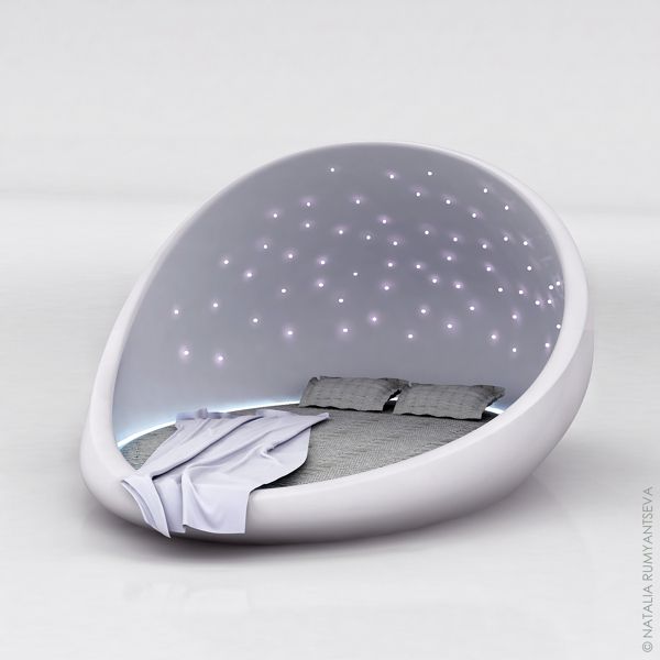 The Cosmos Bed design Soothing and Innovative Sleep Solution for a Cosmic Experience