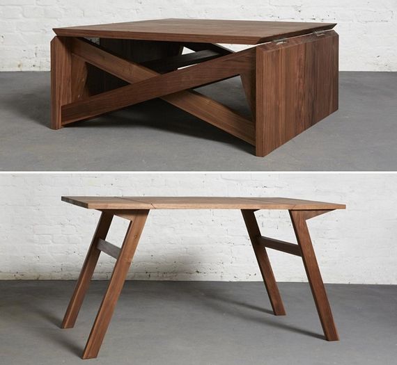 Transforming Mk1 Coffee Table “How to Convert a Regular Coffee Table into a Multifunctional Piece of Furniture”